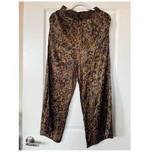 H&M Leopard Print pull-on pants Sz 4
